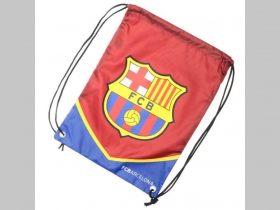 FC Barcelona ľahké sťahovacie vrecko ( batôžtek / vak ) so šnúrkami, rozmery cca. 34 x 46 cm